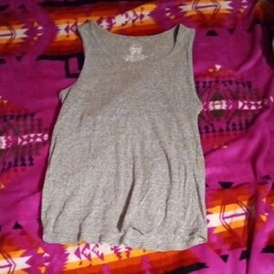 Gray Sleeveless Top